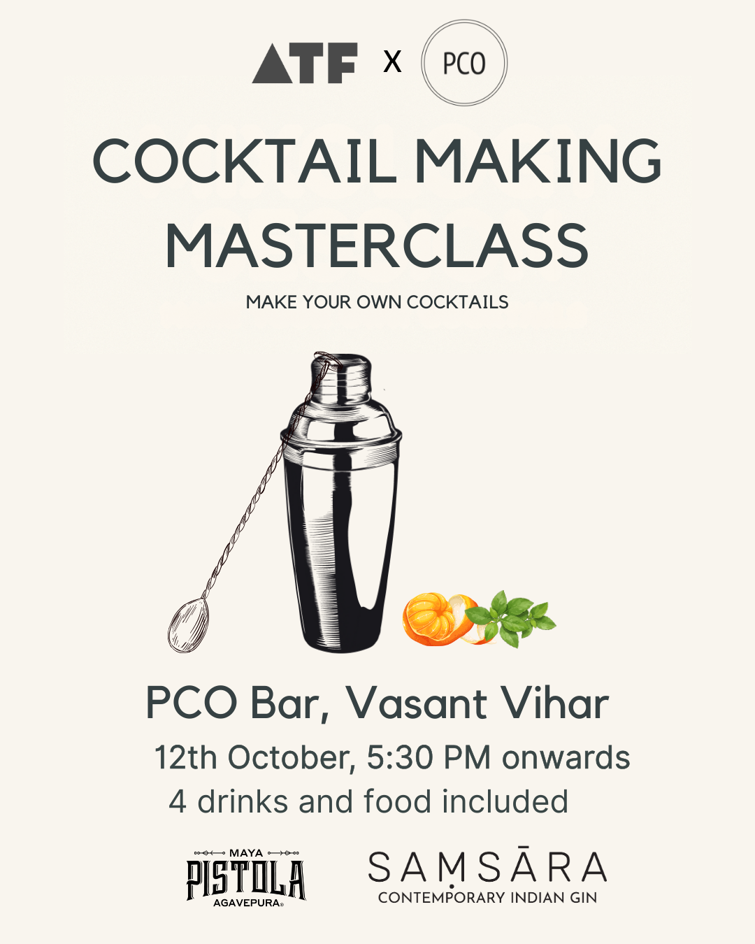 Cocktail Making Masterclass, Delhi