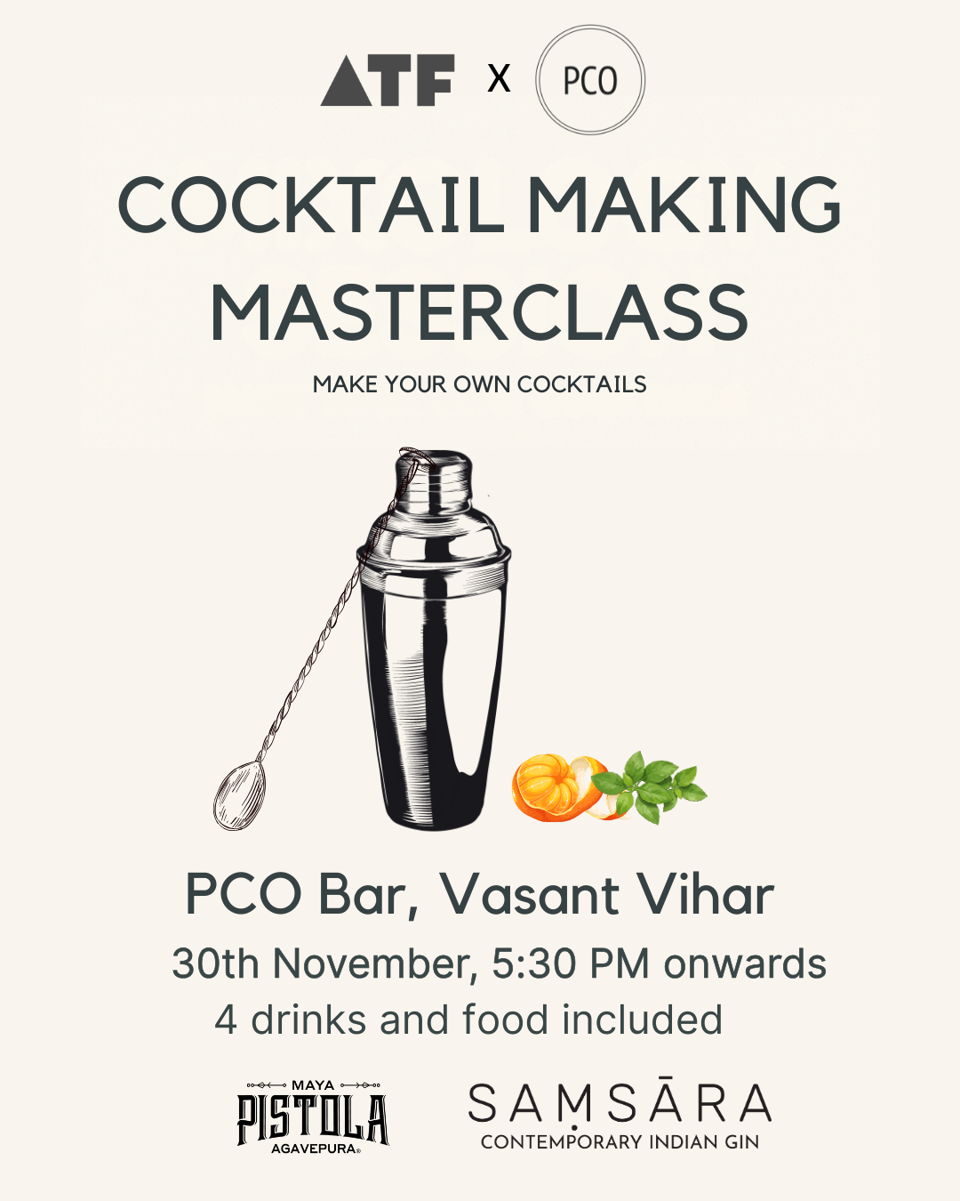 Cocktail Making Masterclass, Delhi