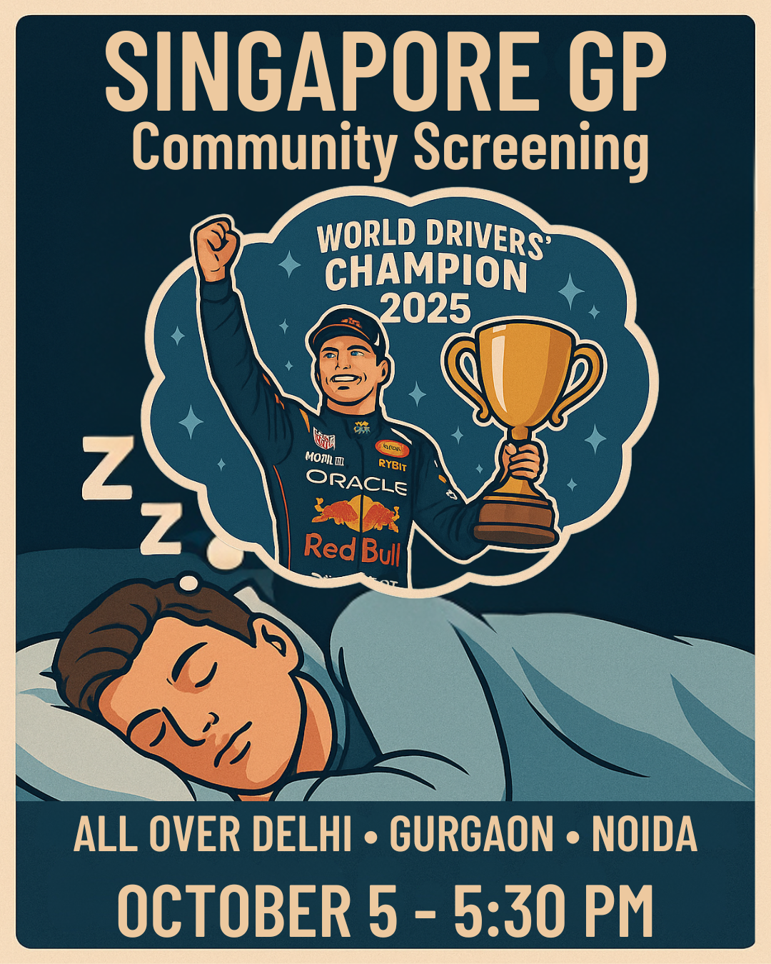 Singapore GP 2025 Live Screening Delhi, Gurugram and Noida