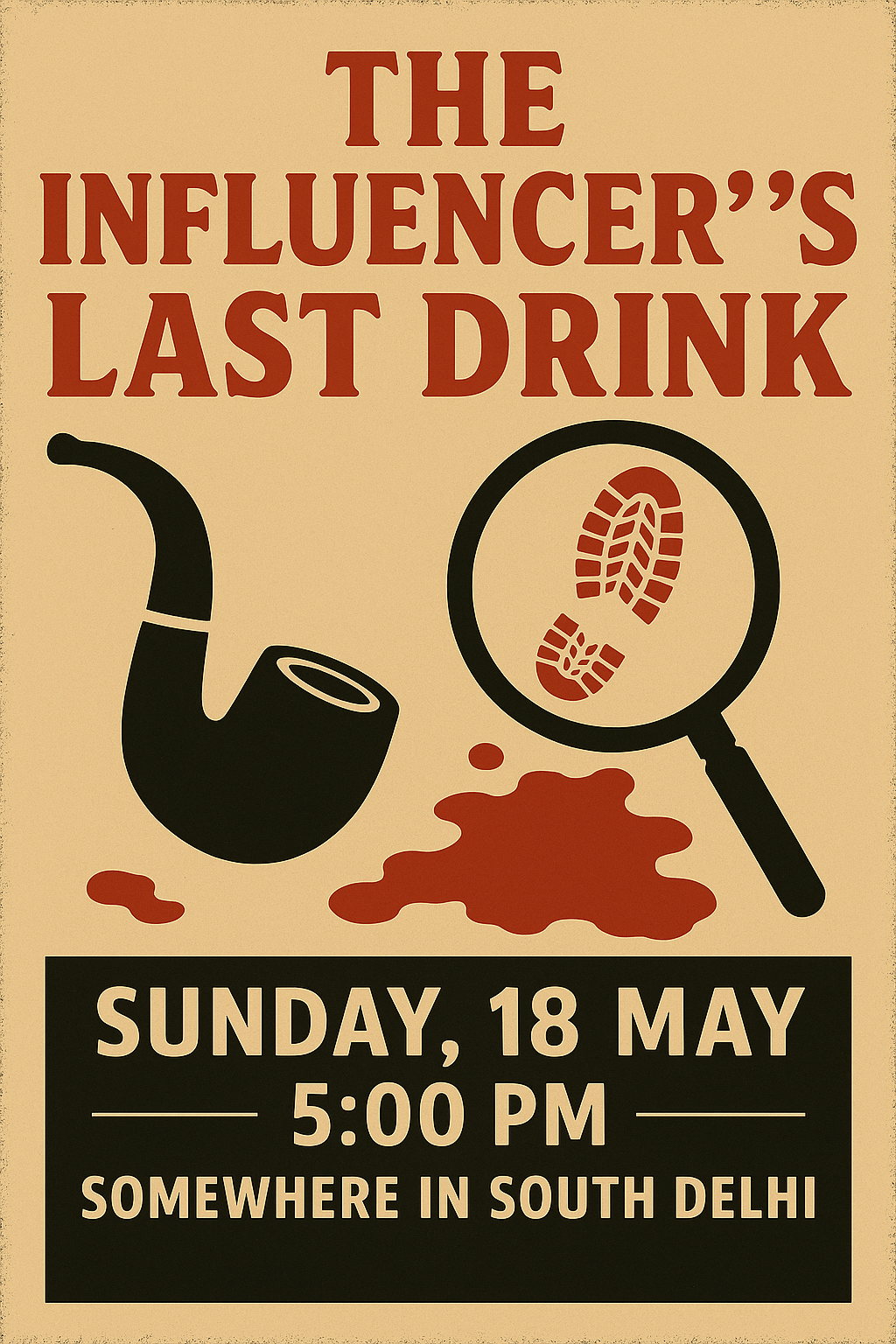 The Influencer's Last Drink - A Murder Mystery Themed Singles Mixer