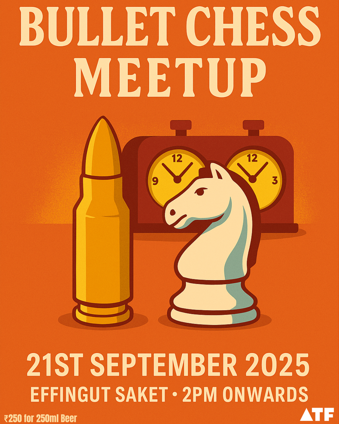Bullet Chess Meetup, Delhi ♟️