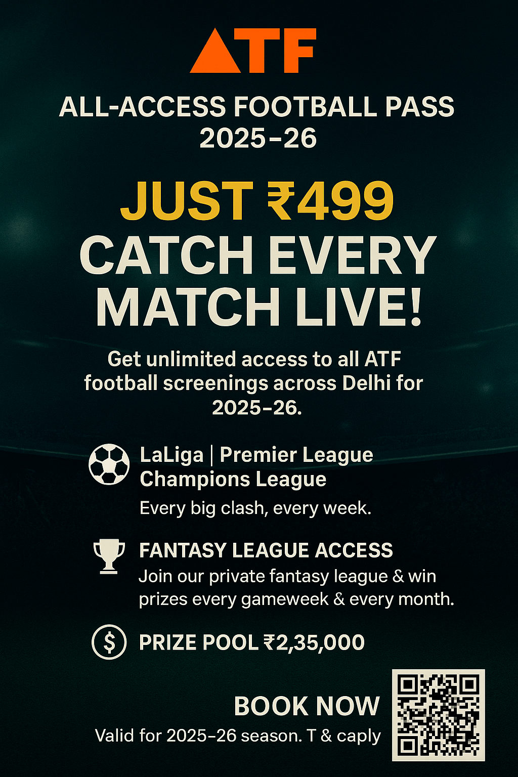 Football Screening Season Pass