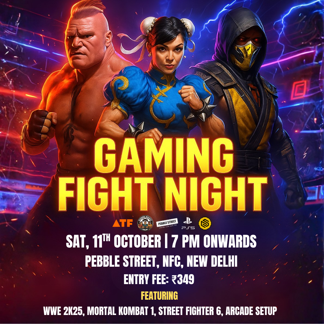 🎮 Gaming Nights Delhi - Fight Night Edition! 🥊