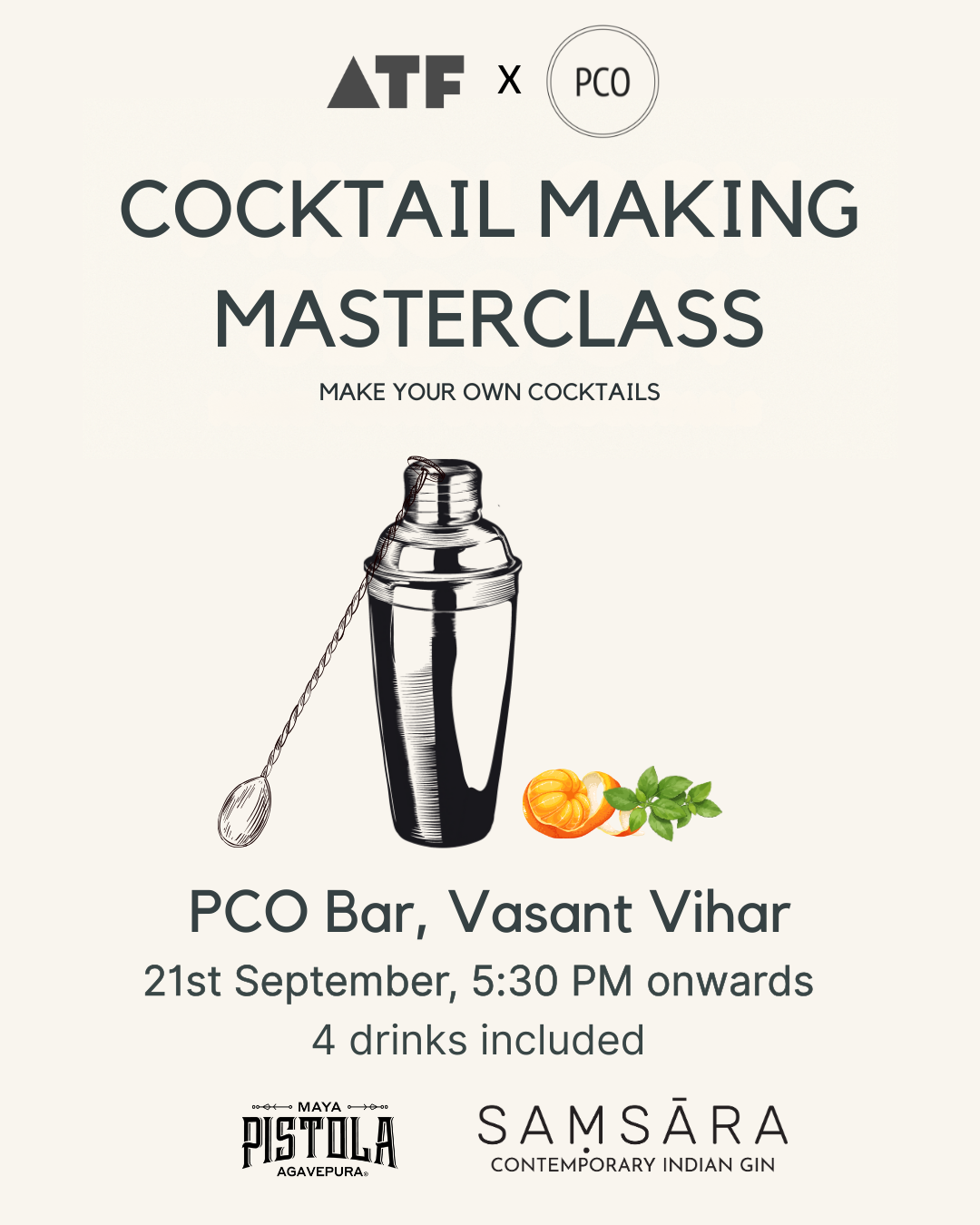 Cocktail Making Masterclass, Delhi