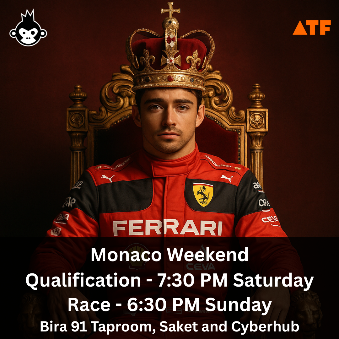 Monaco GP 2025 Live Screening Delhi and Gurugram