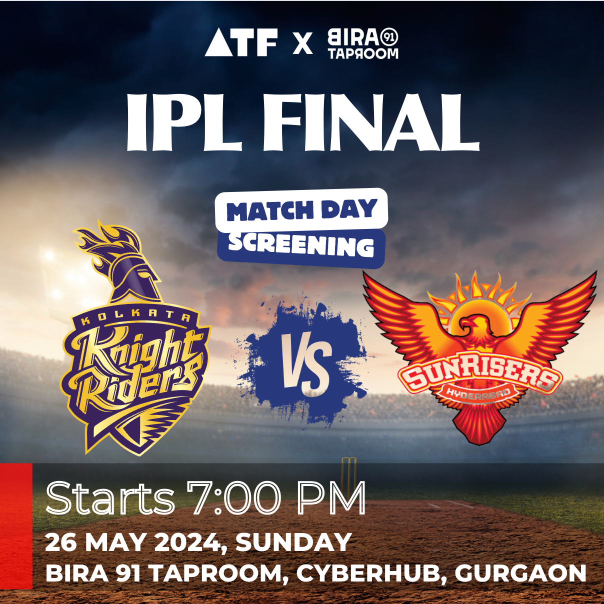 IPL Final : Cricket Screenings, Gurgaon