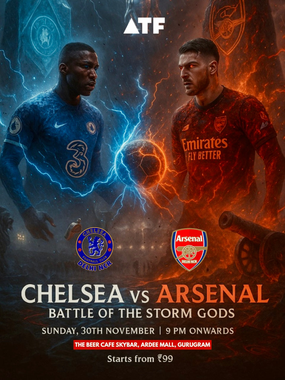 Chelsea Vs Arsenal | Premier League Live Screening - Delhi, Gurgaon, Noida