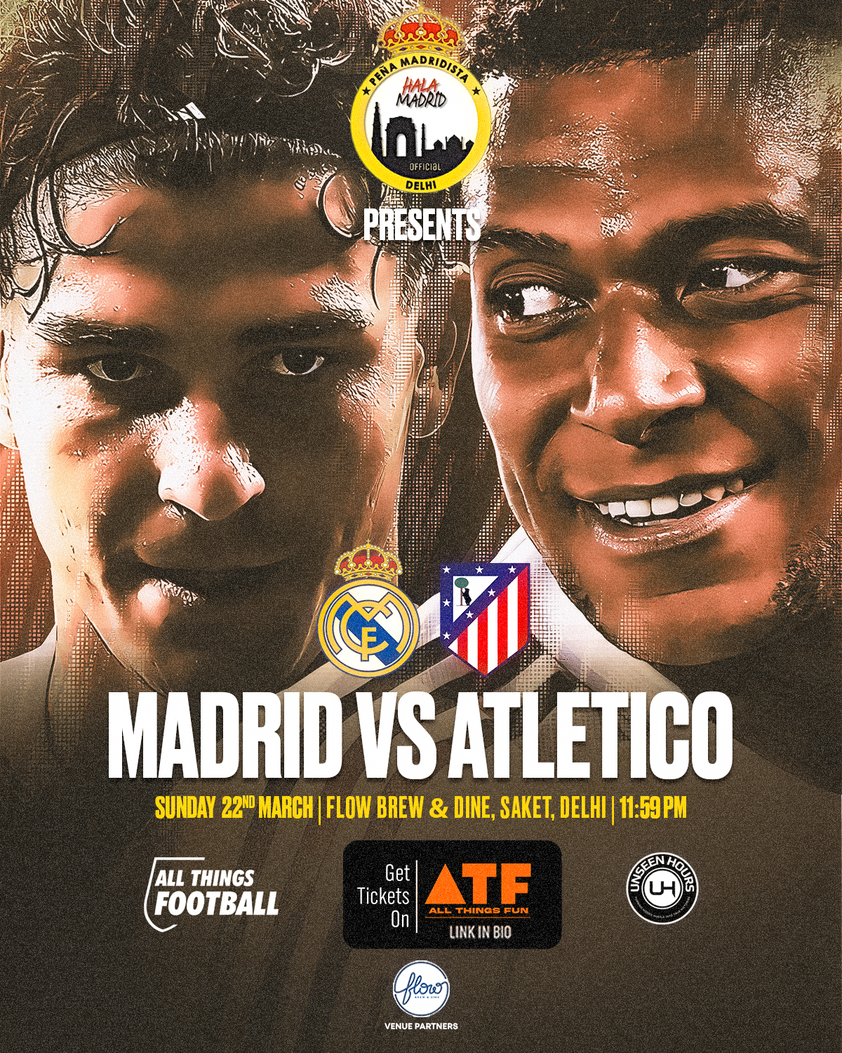 Real Madrid vs Atletico Madrid Live Screening l Delhi by Peña Madridista Delhi