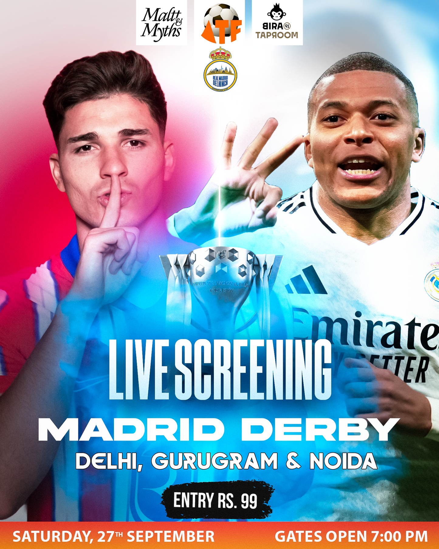 Real Madrid vs Atletico Madrid | Laliga Live Screening